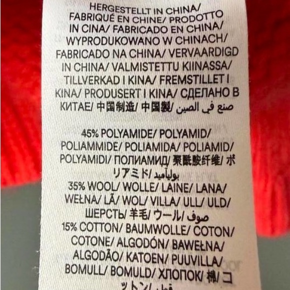 Boden embroidered Red Sweater with Heart Motifs | size small - Picture 2 of 4